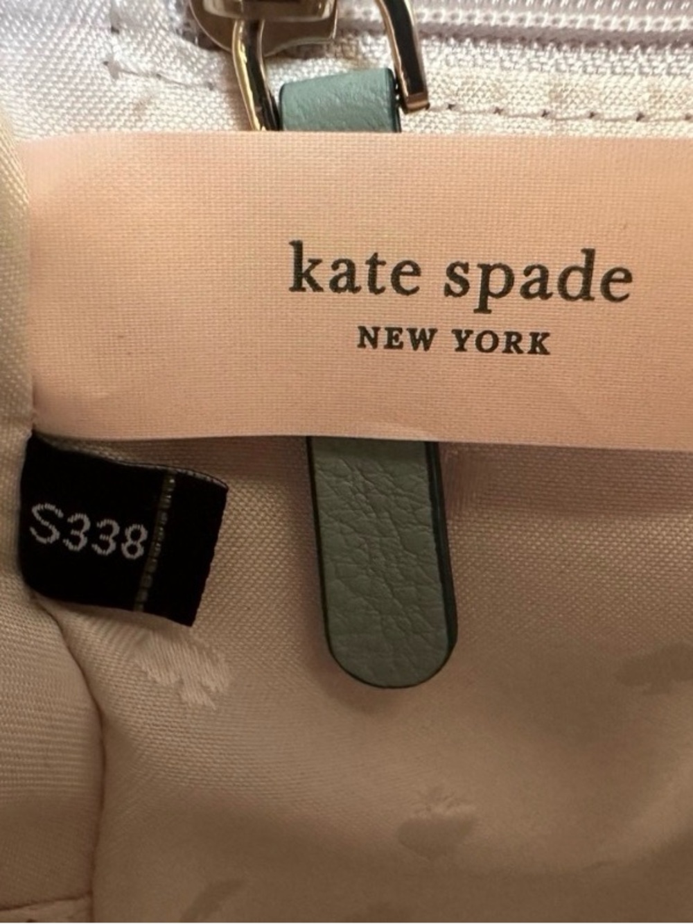 kate spade Pebbled Leather Mini Backpack “Jackson” in Light blue - Picture 2 of 6